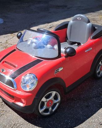 Auto elettrica per bambini - Mini Cooper S cabrio