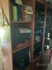 Doppia vetrina con cassetti