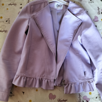 Giacca di pelle da bambina