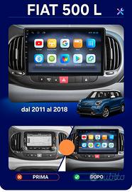 Radio FIAT 500L Android Auto ed Apple Carplay 