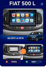 Radio FIAT 500L Android Auto ed Apple Carplay 