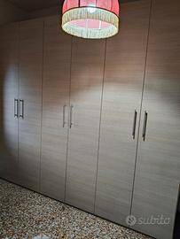 Armadio 6 ante color rovere chiaro