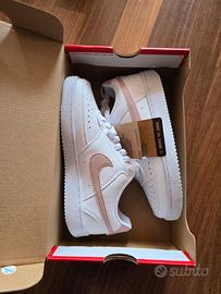 Scarpe Nike Court Vision - colore bianco/rosa