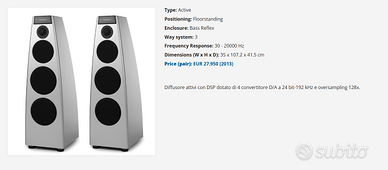 diffusori professionali Meridian