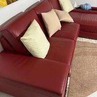 Divano Vera pelle con  cameretta