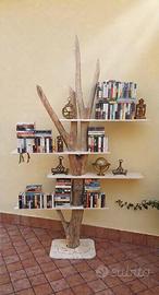 Libreria a d'albero pezzo unico 