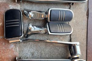 Kit pedane completo Originale Harley Touring nere/