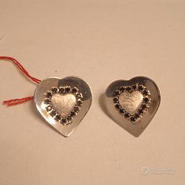 Orecchini Cuore in Argento