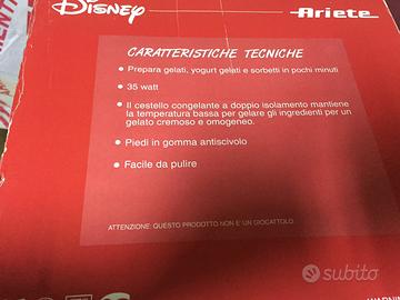 Macchina del gelato ariete x disney