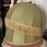 2 Grandi paralumi lampade vintage verde