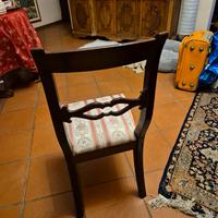 6 sedie stile inglese 