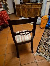 6 sedie stile inglese 