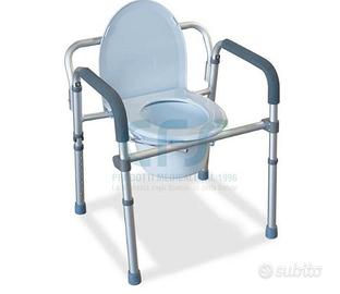 Sedia comoda WC in alluminio