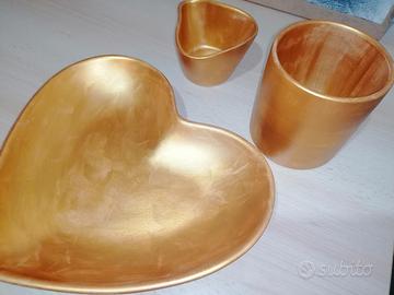 Set Coordinato Home Decor Oro – 3 Pezzi