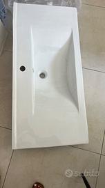 Lavabo a incasso rettangolare- 100x48