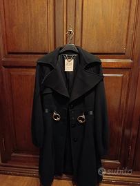 Cappotto nero Betty Blue in lana - Tg. 42