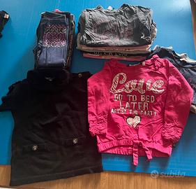 Lotto abbigliamento bambina 3-4-5-8 anni