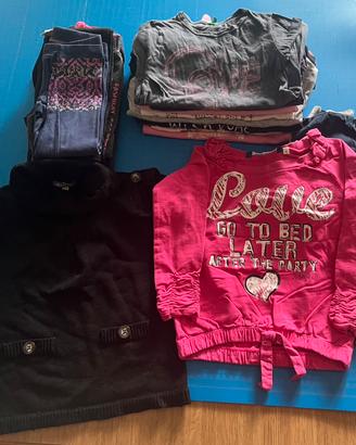 Lotto abbigliamento bambina 3-4-5-8 anni