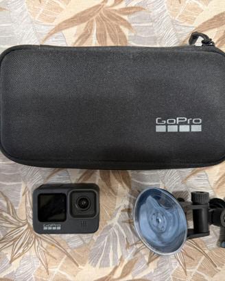 GoPro HERO9 Black + custodia rigida + accessori