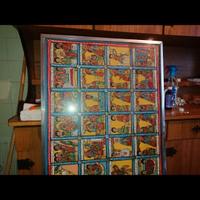 Quadro etiope arte sacra africana con scene biblic