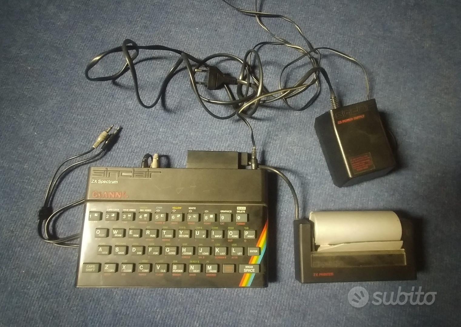 Sinclair ZX Spectrum videogame vintage anni 80 - Console e