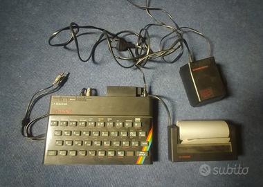 Sinclair ZX Spectrum videogame vintage anni 80