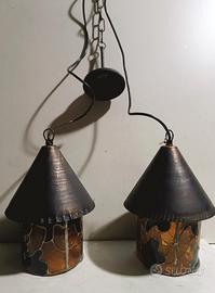 Lampade Swag SAGIM  Vetro e Piombo