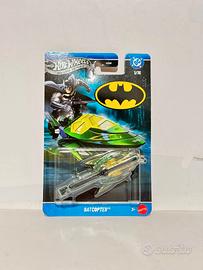 Hot Wheels Batman Batcopter Silver Series DC