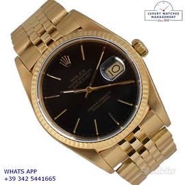 ROLEX  Datejust 16018 President black Full Set
