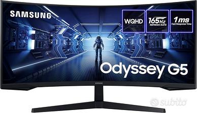 Sumsung Odyssey G5 34" curved Ultra WQHD come nova