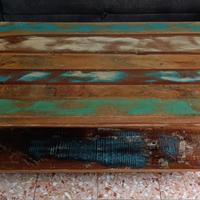 tavolino da caffè legno massello vintage