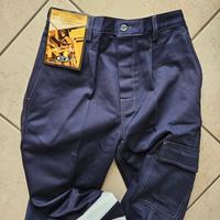 PANTALONE LAVORO nuovo SIR fustagno BLU cotone 44