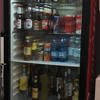 frigo frigorifero porta in vetro bevande bibite 