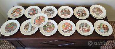 14 Piatti Ceramica Vintage De Simone Autogrill Ann