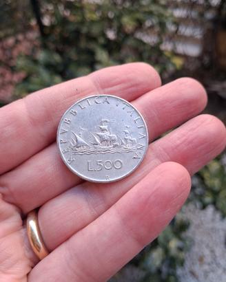 500 Lire Argento Caravelle 1958 – rif. A3
