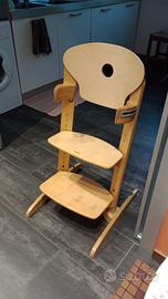 Seggiolone legno/ Sedia Evolutiva