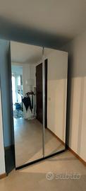 Armadio IKEA PAX 100x60x200 cm con Ante a Specchio