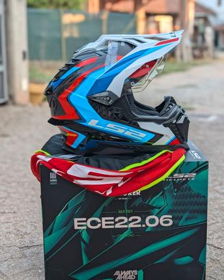 Casco LS2 MX701 Explorer Carbon - Taglia M - Nuovo