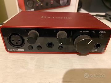 Scheda audio Focusrite Scarlett SOLO 3gen