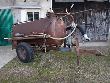 Carro botte per liquami