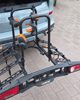 Porta bici da gancio traino per 4 bici TOWCAR