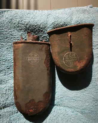 borraccia e bicchierino austriaco ww1 .