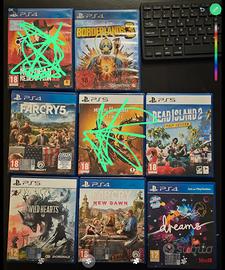 Giochi 9€ ognuno  45€ tutti