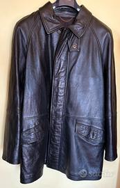 Caban in pelle da uomo