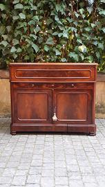 Credenza toilette antica dell'800 piuma di mogano