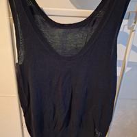 Gilet in cotone Blu taglio morbido Phard 