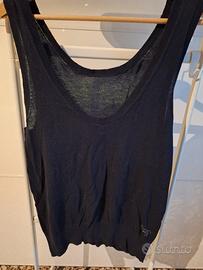 Gilet in cotone Blu taglio morbido Phard 