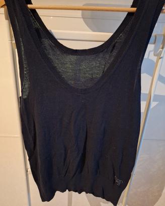 Gilet in cotone Blu taglio morbido Phard 