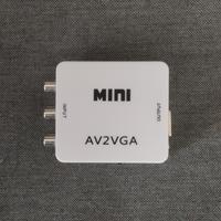 Converter da AV a VGA + Jack 3.5 