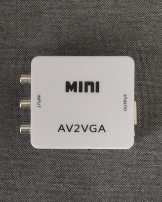 Converter da AV a VGA + Jack 3.5 